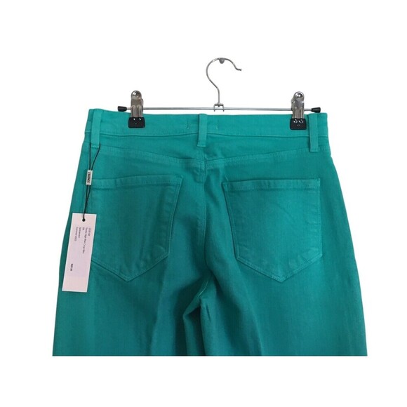 L'Agence Jeans Women's Size 25 Spearmint Saada Crop Slim Raw Hem - Picture 7 of 10